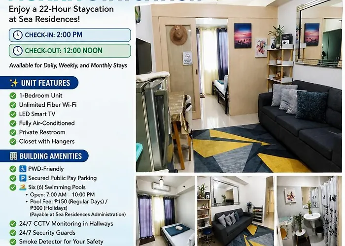 Sea Residences Moana Staycation B&f Apartamento Manila